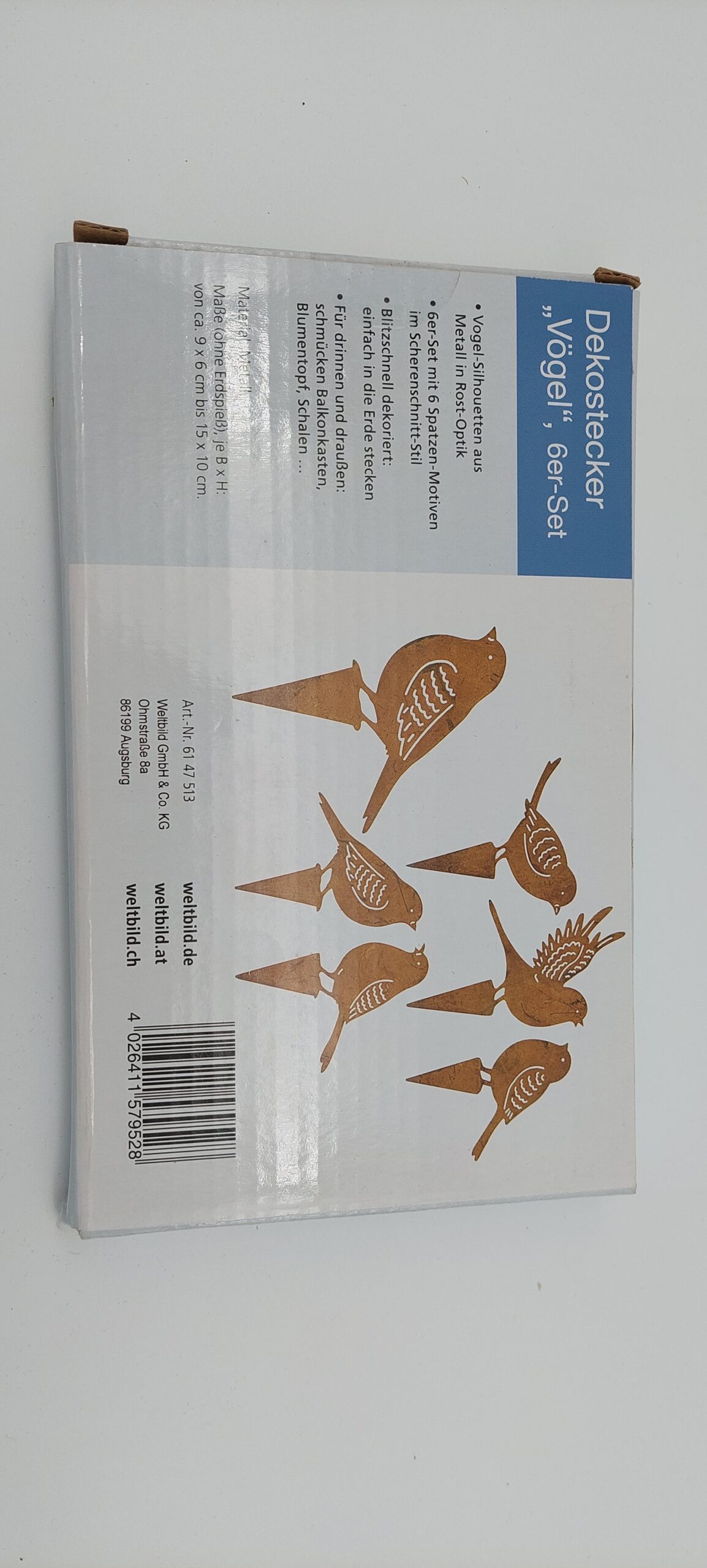 Dekostecker "Vögel" 6er-Set – Bild 3