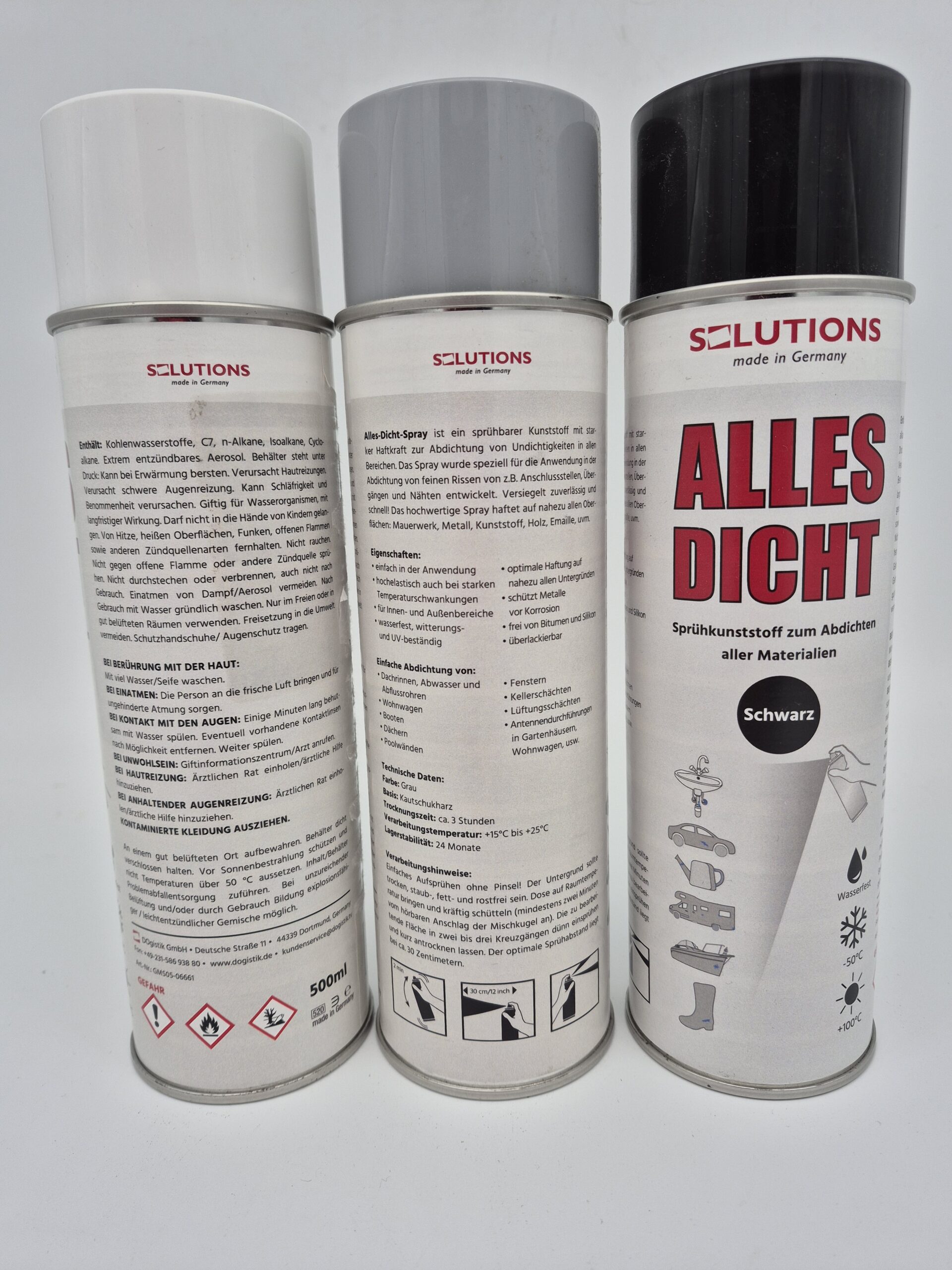 Solutions Alles Dicht Sprühkunststoff (3 Farben) – Bild 2