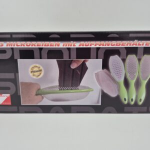 3 Microreiben mit Auffangschale – Premiumqualität von GRANAT®