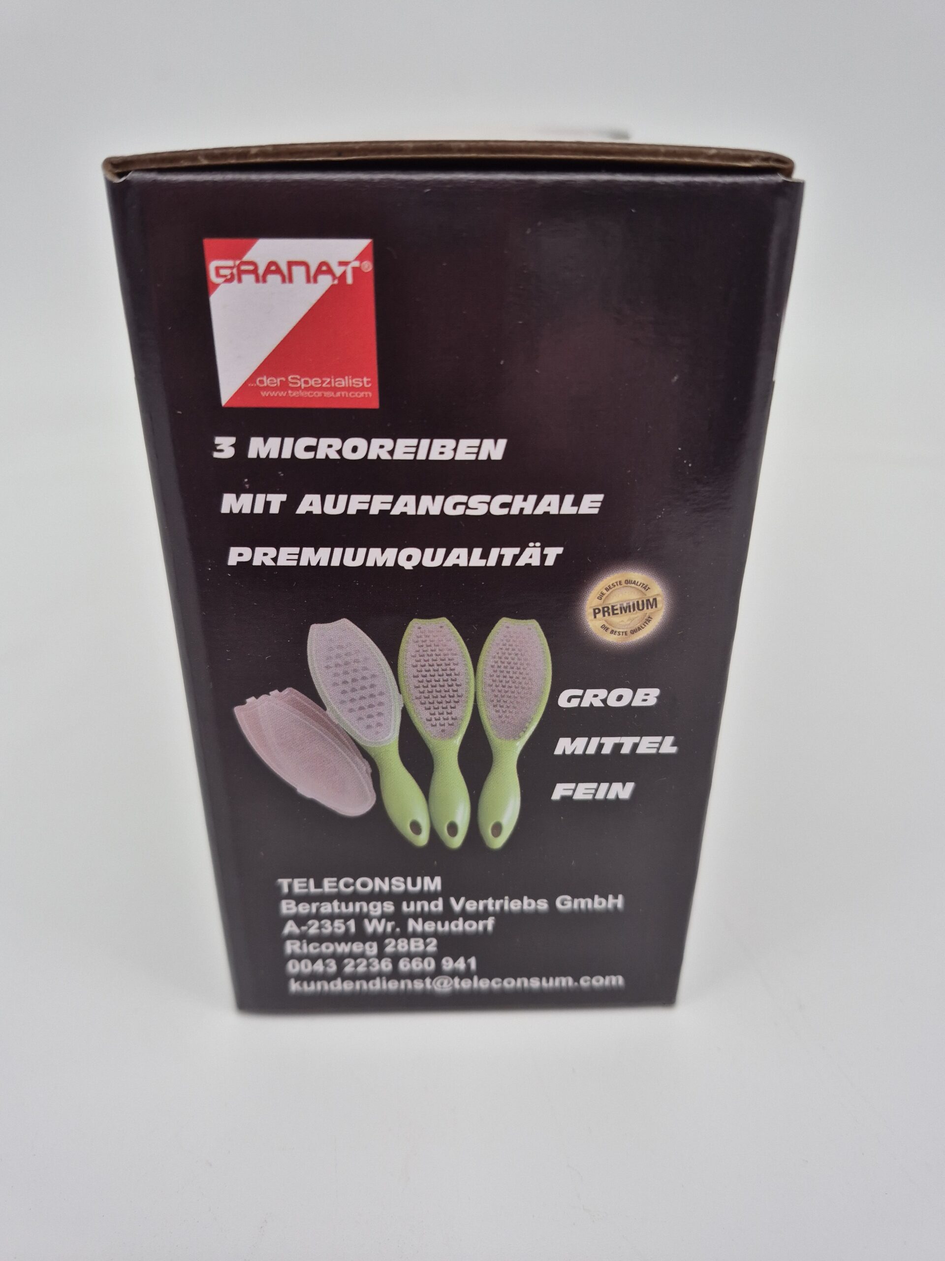 3 Microreiben mit Auffangschale – Premiumqualität von GRANAT® – Bild 2