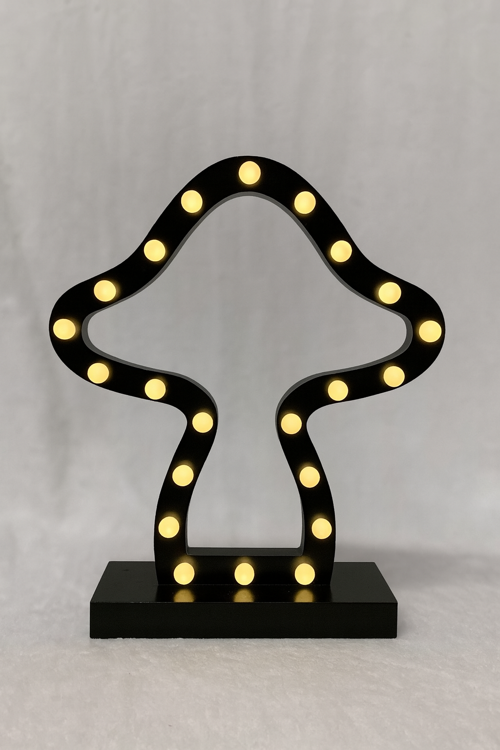 Deko Pilz LED beleuchtet 41cm