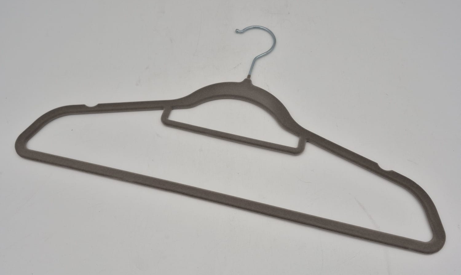 Kleiderbügel (20stk. set) – Anti-Rutsch Grau Samt