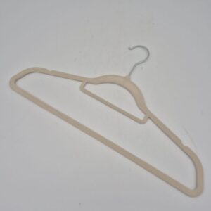 Kleiderbügel (20stk. set) – Anti-Rutsch Beige Samt