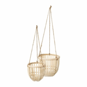 Bambus Hängeampel 2er Set "QUITO"